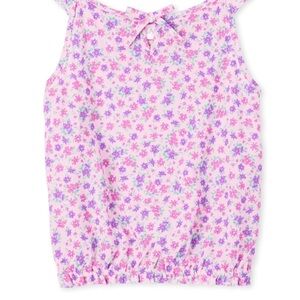 The Children's Place Pink and Purple Floral Blouse